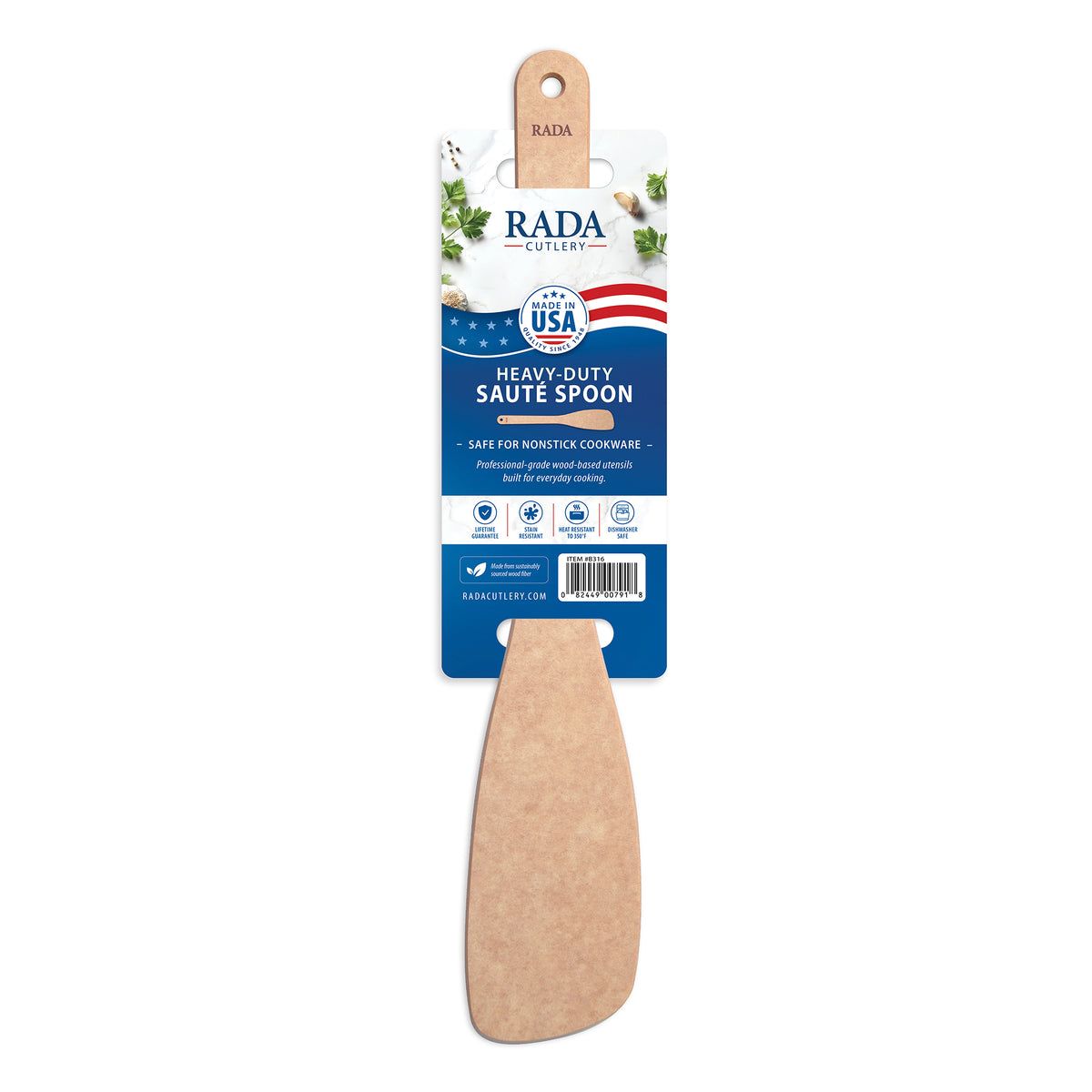 Heavy-Duty Saute' Spoon