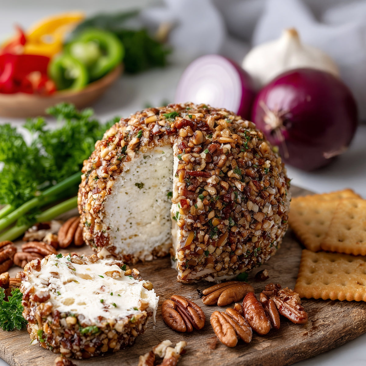 Garden Vegetable Cheeseball