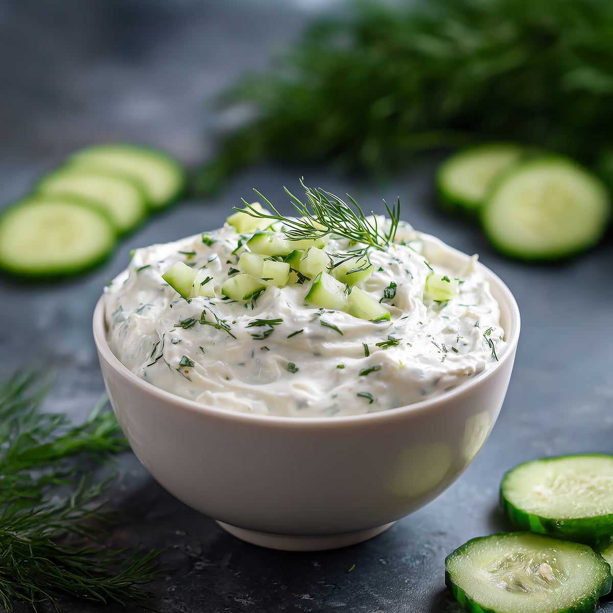 Cucumber Onion Dill Dip