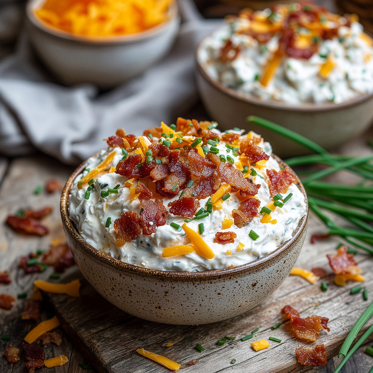 Garlic &amp; Bacon Ranch Dip