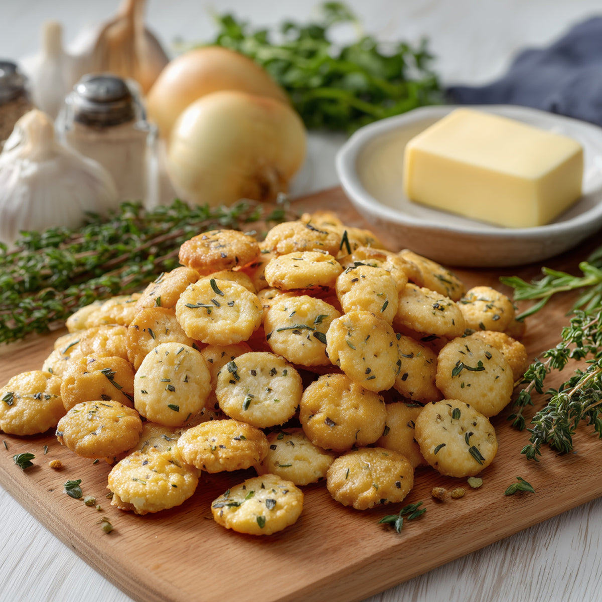 Roasted Garlic Butter Cracker Seasoning