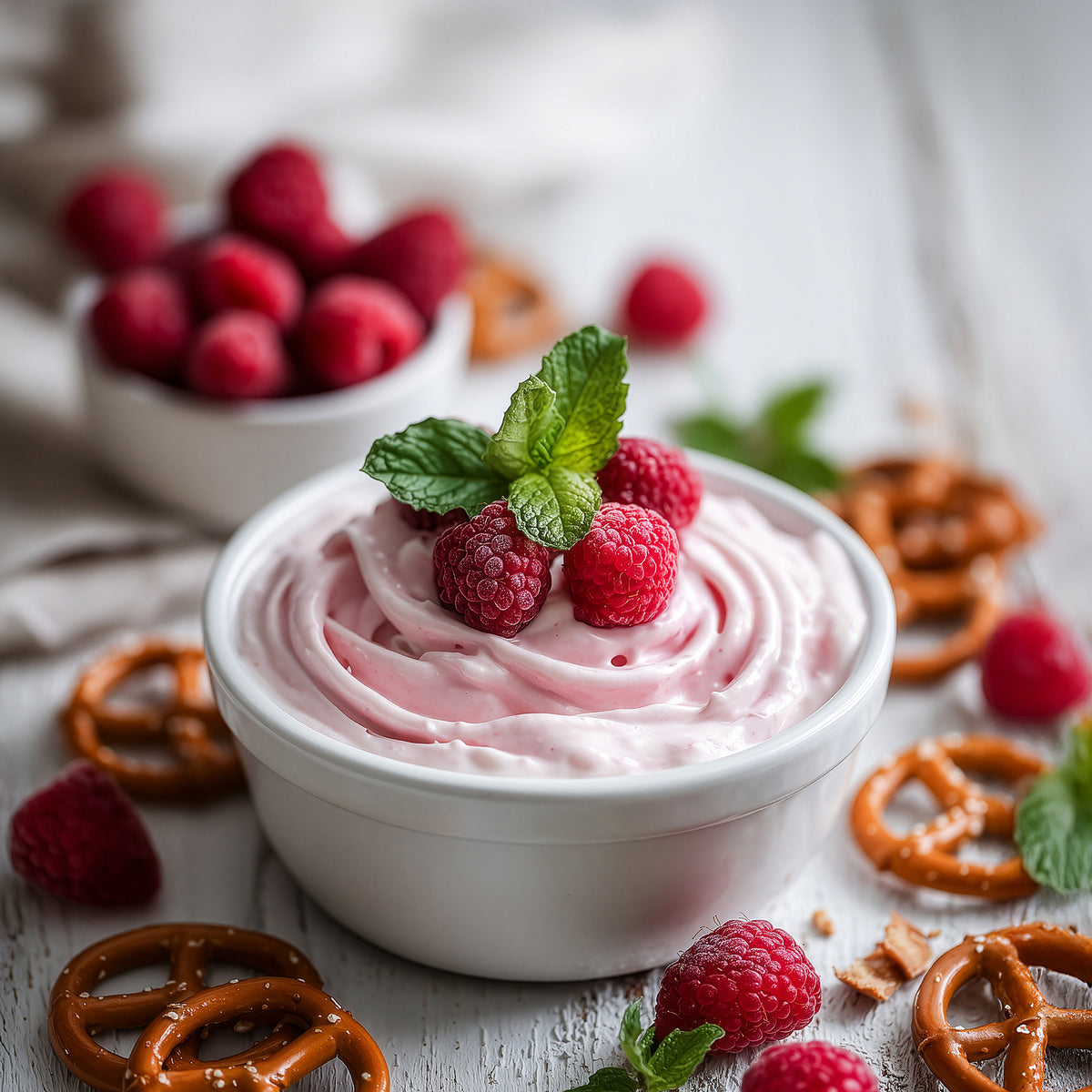 White Chocolate Raspberry Dip