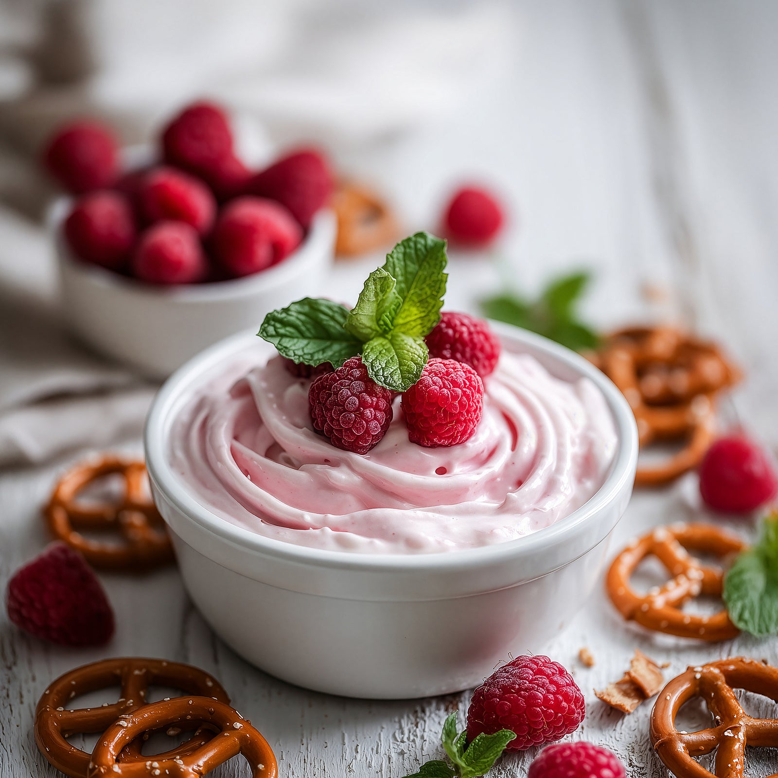 White Chocolate Raspberry Dip