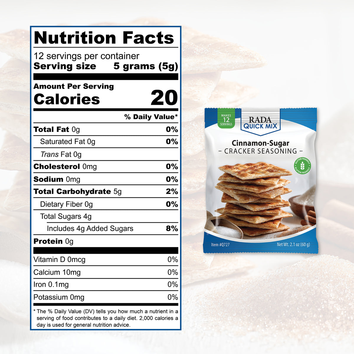 Cinnamon-Sugar Cracker Seasoning