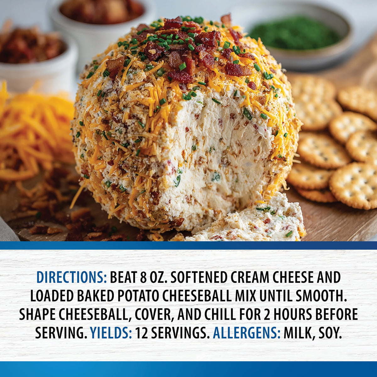 Loaded Baked Potato Cheeseball