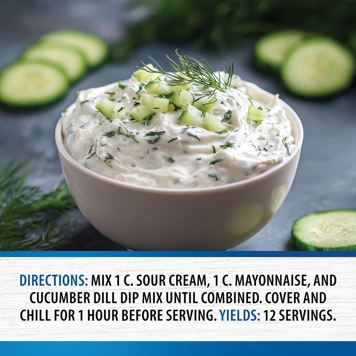 Cucumber Onion Dill Dip