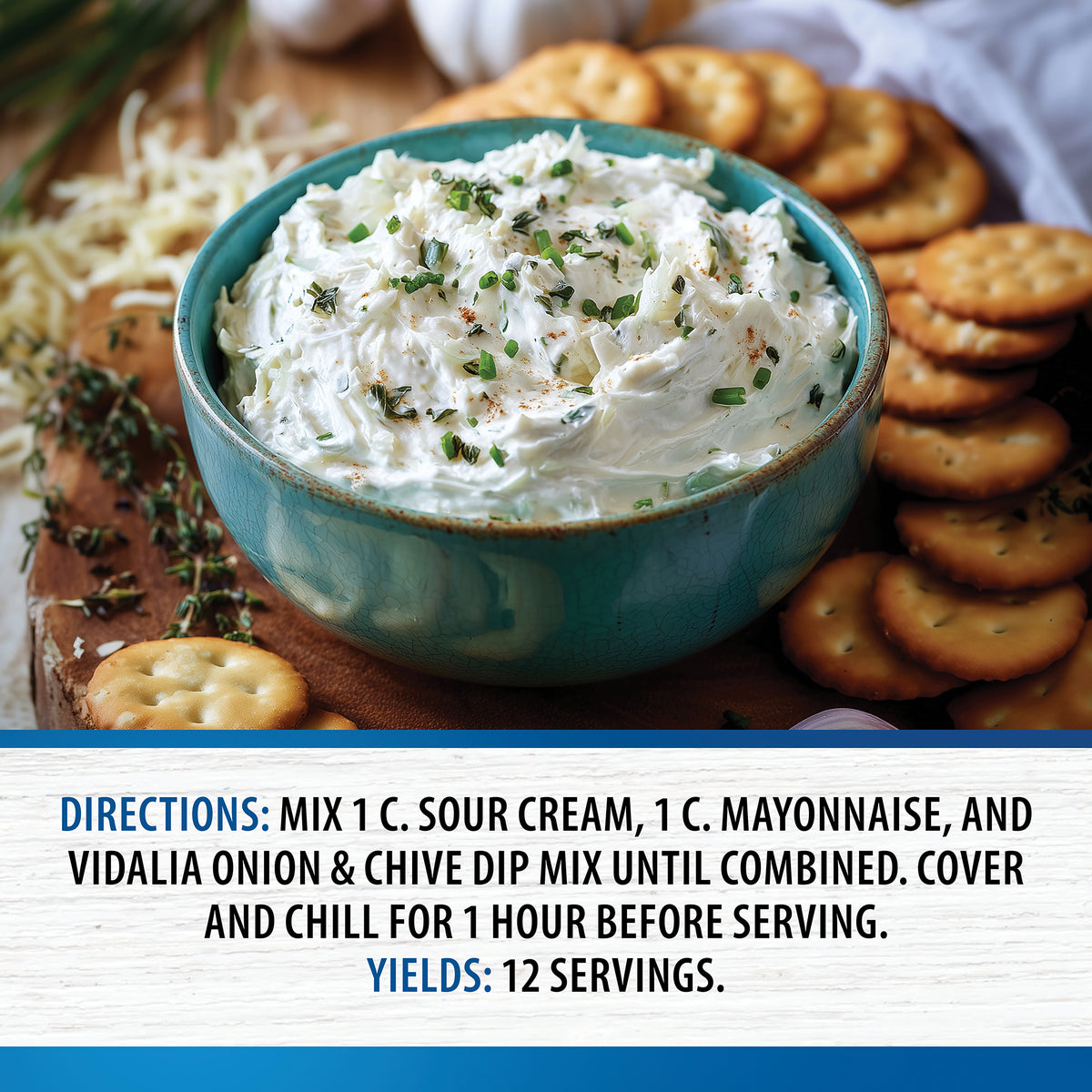 Vidalia Onion &amp; Chive Dip