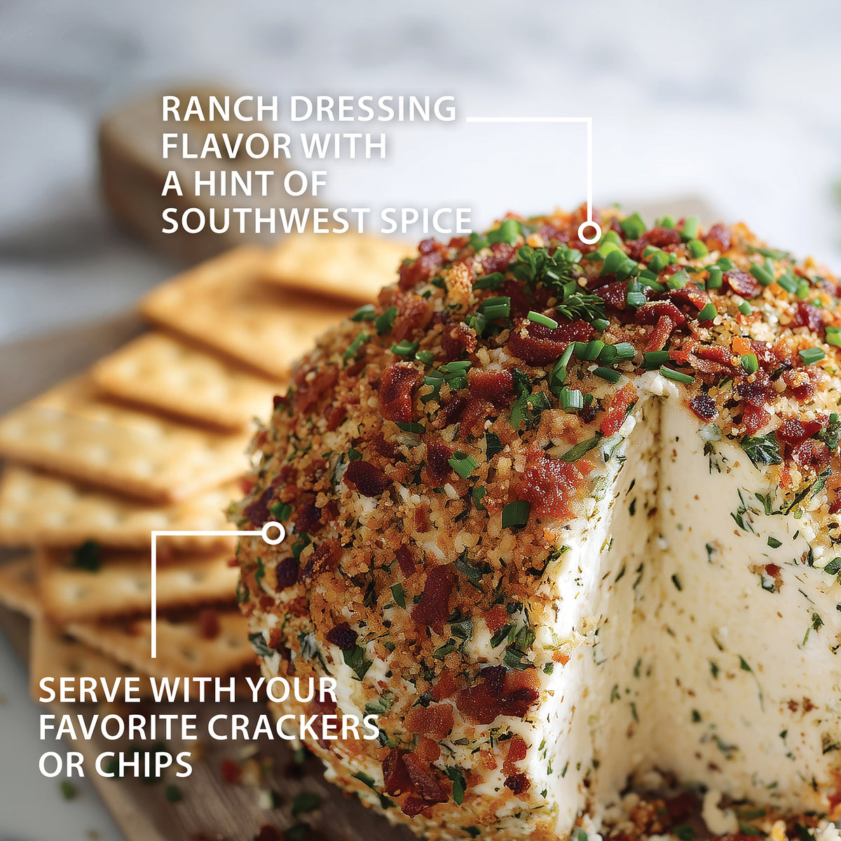 Southwest Ranch Cheeseball