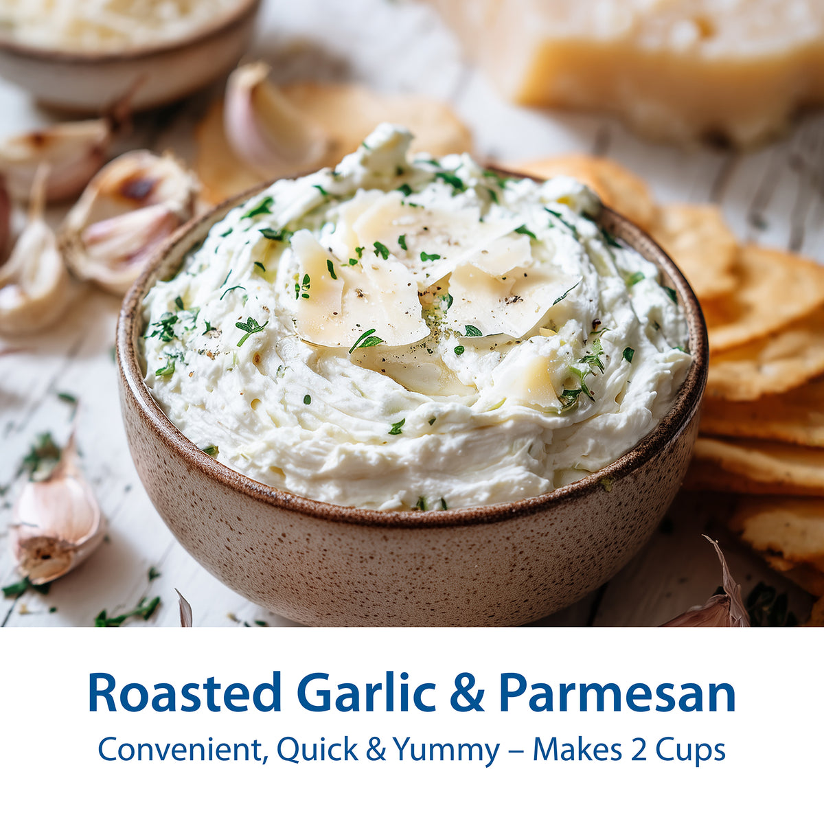 Roasted Garlic Parmesan Dip