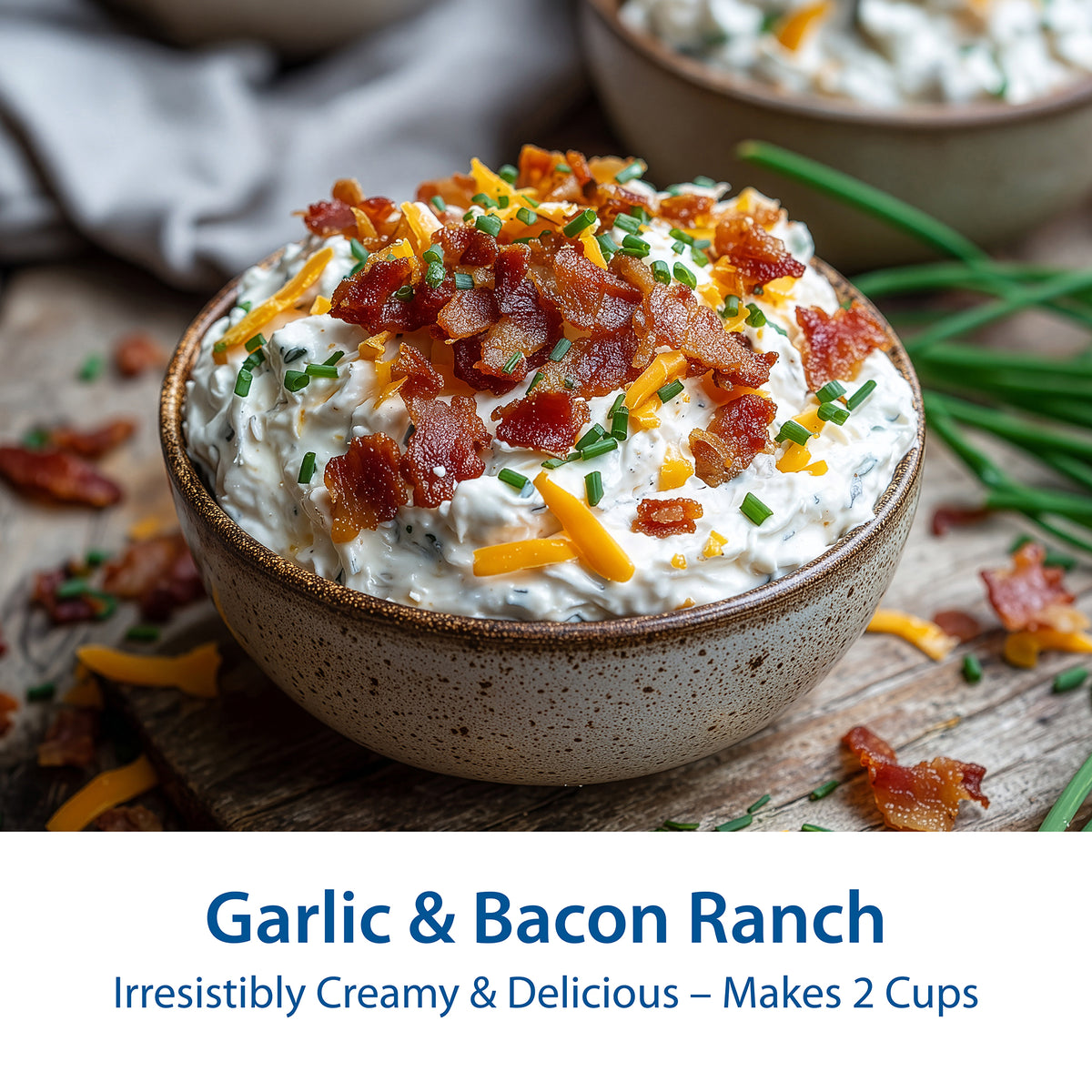 Garlic &amp; Bacon Ranch Dip