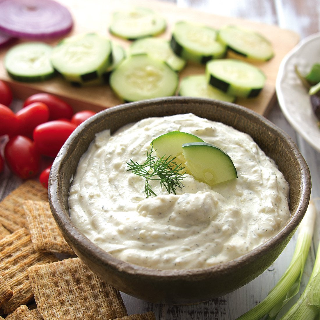 Cucumber Onion Dill Dip