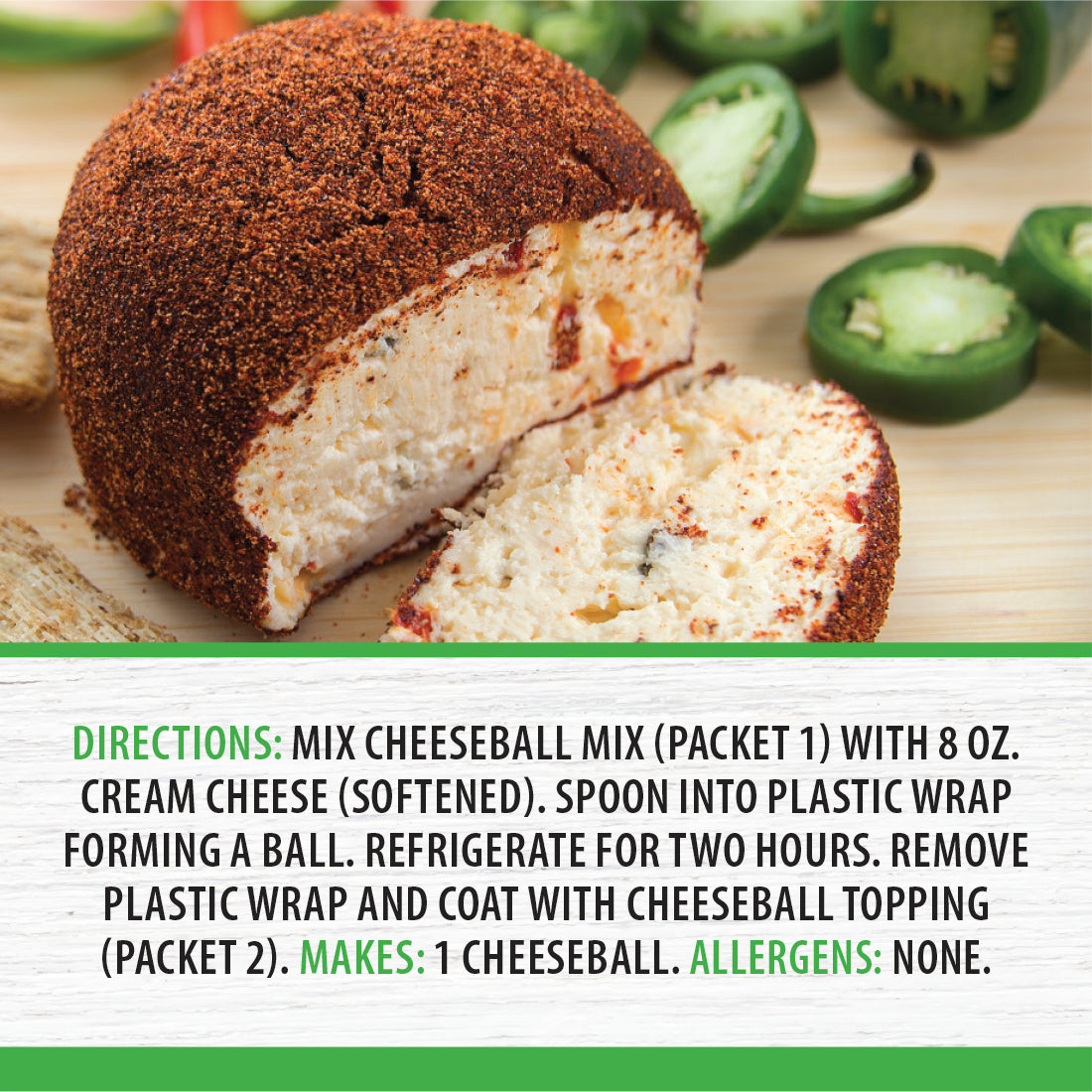 Sweet Hot Pepper Jelly Cheeseball